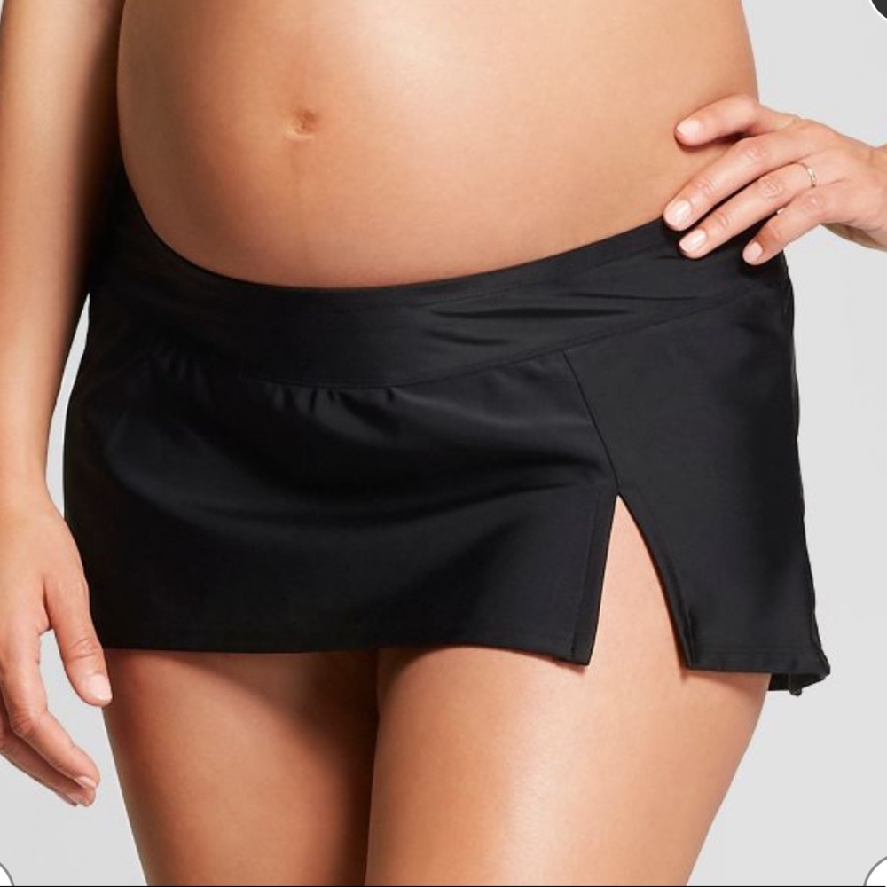 Liz Lange maternity swim skirt size medium